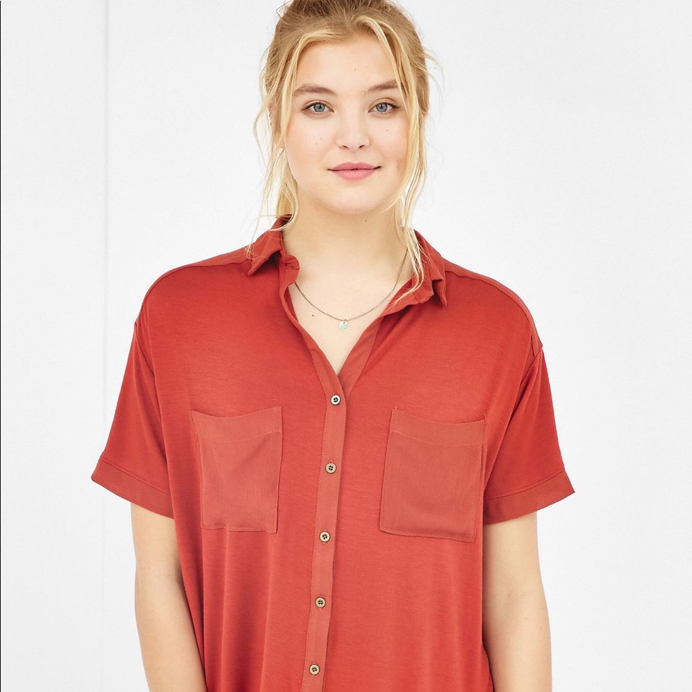 Silence + Noise Erin Button Down, New Without Tag - image 2